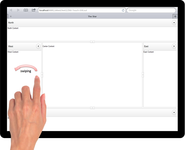 Borderlayout Tablet Swipe Example.png