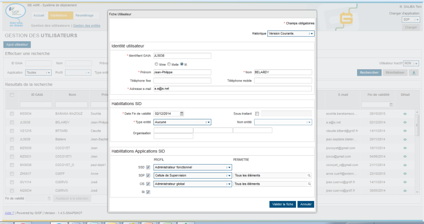 Add new user form